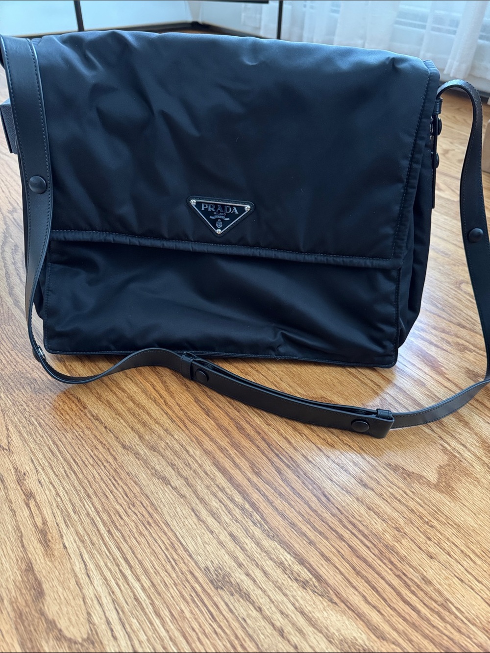 Prada Black Nylon Crossbody Bag - Picture 2 of 12
